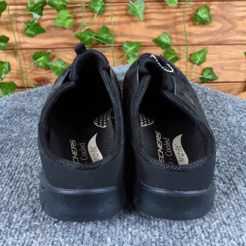 Skechers‎ Arch Fit Lucky Breeze Women's Size 9 Black Fabric Sneakers Comfort